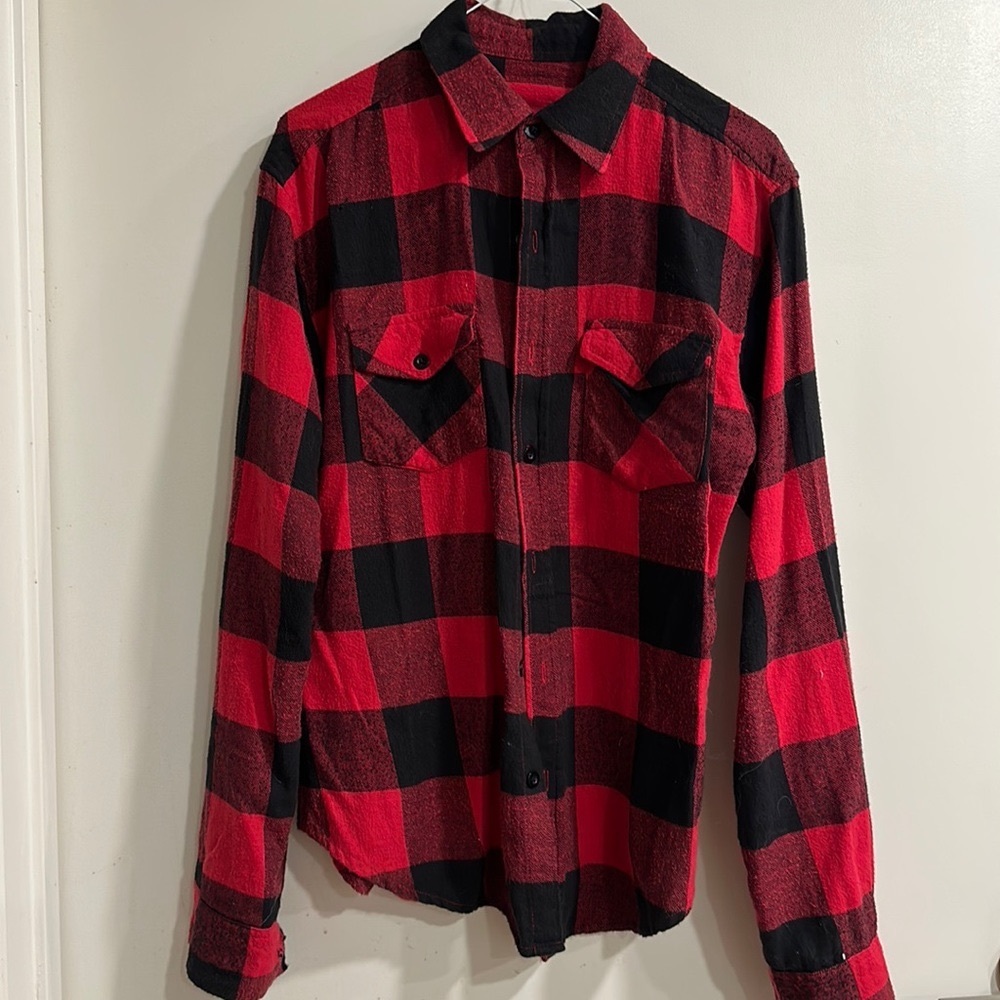 Anti social social club men’s plaid shirts